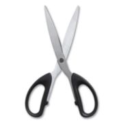 Picture of TRU RED™ Stainless Steel Scissors, 7" Long, 2.64" Cut Length, Assorted Straight Handles, 2/Pack