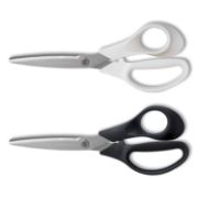 Picture of TRU RED™ Stainless Steel Scissors, 8" Long, 3.58" Cut Length, Assorted Straight Handles, 2/Pack
