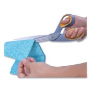 Picture of Westcott® ExtremEdge Adjustable Tension Titanium Bonded Scissors, 9" Bent, Gray