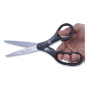 Picture of Westcott® KleenEarth Basic Plastic Handle Scissors, 8" Long, Pointed, Black