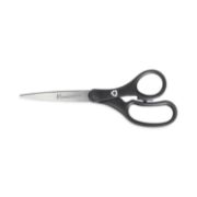 Picture of Westcott® KleenEarth Basic Plastic Handle Scissors, 8" Long, Pointed, Black
