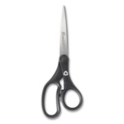 Picture of Westcott® KleenEarth Basic Plastic Handle Scissors, 8" Long, Pointed, Black