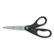 Picture of Westcott® KleenEarth Recycled Stainless Steel Scissors, 8" Straight, Black