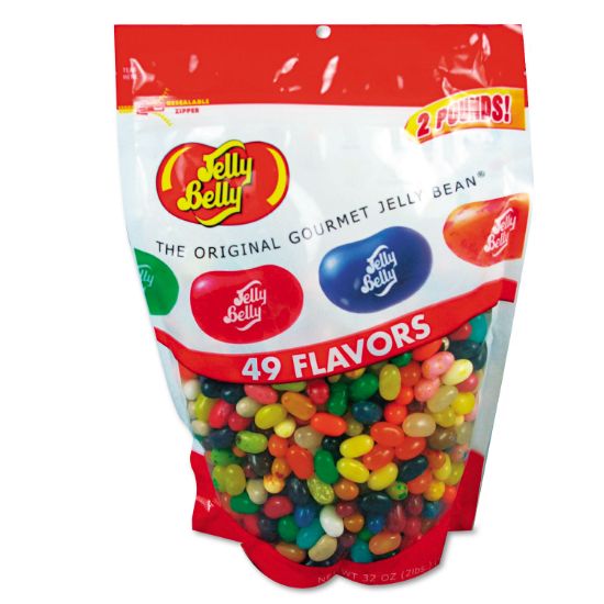 Picture of Jelly Belly® Candy, 49 Assorted Flavors, 2lb Bag