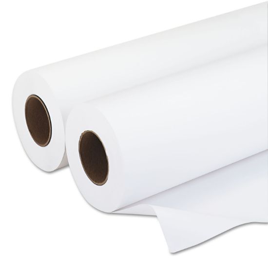 Picture of PM Company® Amerigo Wide-Format Paper, 20 lbs., 3" Core, 18"x500 ft, White, 2/Carton