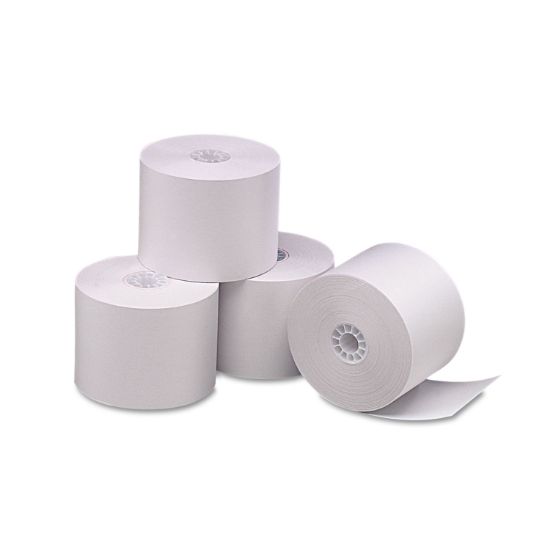 Picture of PM Company® Single Ply Thermal Cash Register/POS Rolls, 2 1/4" x 165 ft., White, 6/Pk