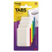 Picture of Post-It Durable Filing Tabs 2"X1.5" 24/Pkg Assorted Neon Colors