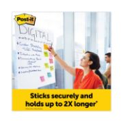 Picture of Post-it® Easel Pads Self Stick Tabletop Easel Unruled Pad, 20 x 23, White, 20 Sheets