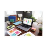 Picture of Post-it® Notes Original Pads in Cape Town Colors, 3 x 5, Lined, 100-Sheet, 5/Pack