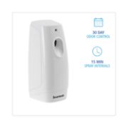 Picture of Boardwalk® Classic Metered Air Freshener Dispenser, 4w x 3d x 9 1/2h, White