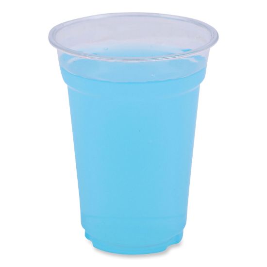 Picture of Boardwalk® Clear Plastic Cold Cups, 9 oz, PET, 1000/Carton
