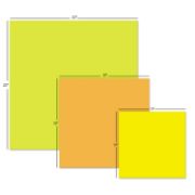Picture of Post-it® Notes Super Sticky Big Notes, Unruled, 11 x 11, Yellow, 30 Sheet