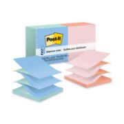 Picture of Post-it® Pop-up Notes Original Pop-up Refill, Alternating Marseille Colors, 3 x 3, 100-Sheet, 12/Pack