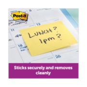 Picture of Post-it® Pop-up Notes Super Sticky Pop-up 3 x 3 Note Refill, Canary Yellow, 90-Sheet, 12/Pack