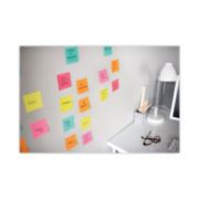 Picture of Post-it® Pop-up Notes Super Sticky Pop-up 3 x 3 Note Refill, Miami, 90/Pad, 6 Pads/Pack
