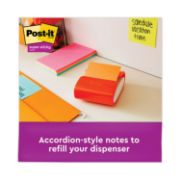 Picture of Post-it® Pop-up Notes Super Sticky Pop-up 3 x 3 Note Refill, Rio de Janeiro, 90-Sheet, 18/Pack