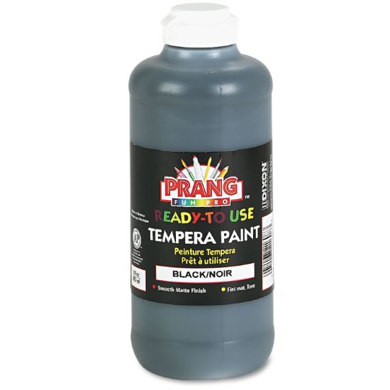 Picture of Prang® Ready-to-Use Tempera Paint, Black, 16 oz