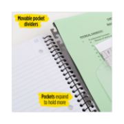 Picture of Five Star® Advance Wirebound Notebook, College Rule, 11 x 8 1/2, 3 Subject, 150 Sheets