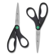 Picture of Westcott® KleenEarth Recycled Scissors, 8" Long, Black, 2/Pack