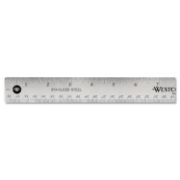 Picture of Westcott® Stainless Steel Office Ruler With Non Slip Cork Base, 15"