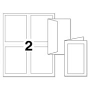 Picture of Avery® Embossed Note Cards, Inkjet, 4 1/4 x 5 1/2, Matte Ivory, 60/Pk w/Envelopes