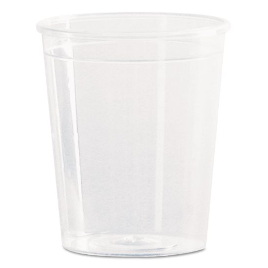 Picture of WNA Comet Plastic Portion/Shot Glass, 2 oz., Clear, 50/Pack