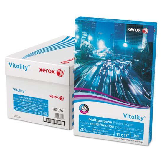 Picture of Xerox® Vitality Multipurpose Printer Paper, 11 x 17, White, 500 Sheets/RM