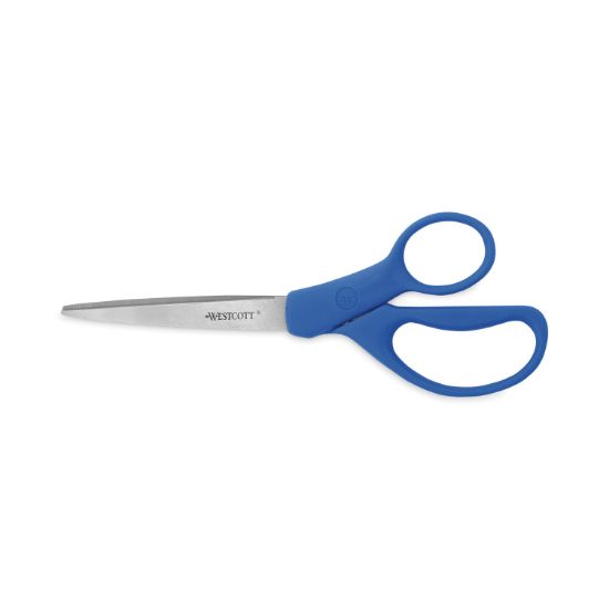 Picture of Westcott® Preferred Line Stainless Steel Scissors, 8" Long, Blue, 2/Pack