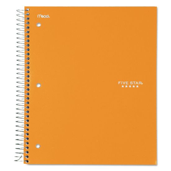 Picture of Five Star® Trend Wirebound Notebook, College Ruled, 11 x 8 1/2, White, 3 Subject 150 Sheets