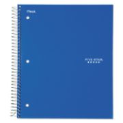 Picture of Five Star® Trend Wirebound Notebook, College Ruled, 11 x 8 1/2, White, 3 Subject 150 Sheets