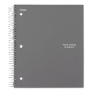 Picture of Five Star® Trend Wirebound Notebook, College Ruled, 11 x 8 1/2, White, 3 Subject 150 Sheets