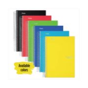 Picture of Five Star® Wirebound 2-Subject Notebook, College Rule, 9 1/2 x 6, 100 Sheets, Assorted
