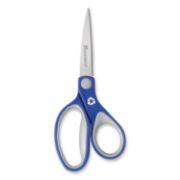 Picture of Westcott® Straight KleenEarth Soft Handle Scissors, 7" Long, Blue/Gray