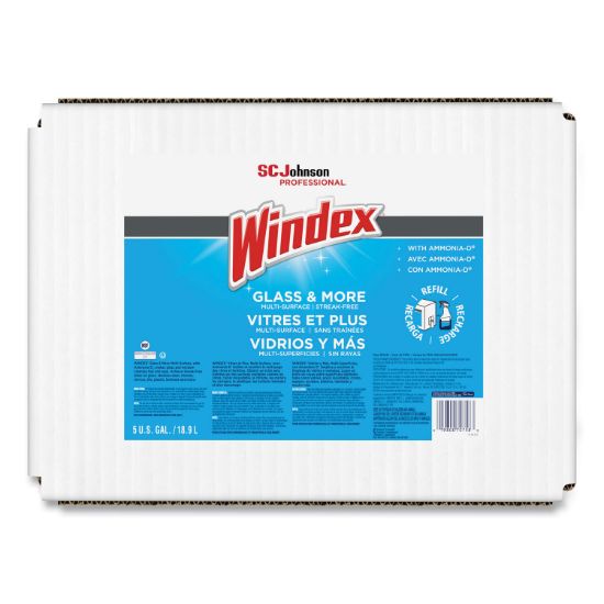 Picture of Windex® Powerized Formula Glass/Surface Cleaner, 5gal Bag-in-Box Dispenser