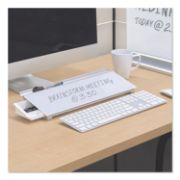 Picture of Quartet® Glass Dry Erase Desktop Computer Pad, 18 x 6, White