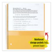 Picture of Five Star® Wirebound 3-Subject Notebook, College Rule, 11 x 8 1/2, 150 Sheets, Assorted