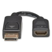Picture of DISPLAY PORT TO HDMI ADAPTER CABLE, 6", BLACK
