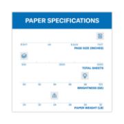 Picture of Hammermill® Laser Print Office Paper, 98 Brightness, 24lb, 11 x 17, White, 500 Sheets/Ream