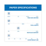 Picture of Hammermill® Recycled Colored Paper, 20lb, 8-1/2 x 11, Cream, 500 Sheets/Ream