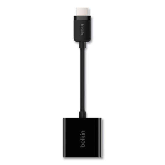 Picture of HDMI TO VGA ADAPTER WITH MICRO-USB POWER, 9.8", BLACK