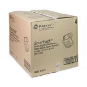 Picture of FOAM HINGED LID CONTAINERS, SANDWICH, 5.75 X 5.75 X 3.25, WHITE, 504/CARTON