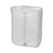 Picture of FOAM HINGED LID CONTAINERS, SANDWICH, 5.75 X 5.75 X 3.25, WHITE, 504/CARTON