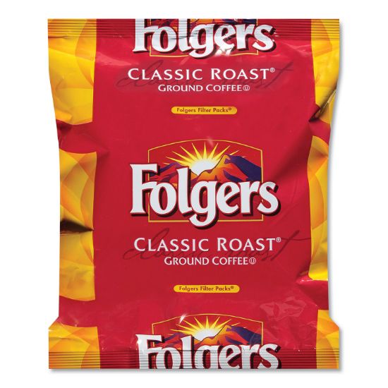 Picture of Folgers® Coffee Filter Packs, Classic Roast, 9/10oz, 40/Carton