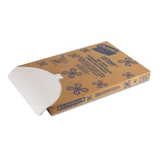 Picture of Dixie® Greaseproof Liftoff Pan Liners, 16 3/8 x 24 3/8, White