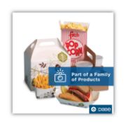 Picture of Dixie® Greaseproof Liftoff Pan Liners, 16 3/8 x 24 3/8, White