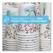 Picture of Dixie® Hot Cups, Paper, 16oz, Coffee Dreams Design, 500/Carton