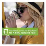 Picture of Dixie® Hot Cups, Paper, 16oz, Coffee Dreams Design, 500/Carton