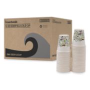 Picture of Boardwalk® Deerfield Printed Paper Cold Cups, 12 oz, 50 Cups/Pack, 20 Packs/Carton