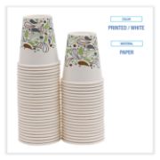 Picture of Boardwalk® Deerfield Printed Paper Cold Cups, 12 oz, 50 Cups/Pack, 20 Packs/Carton
