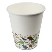 Picture of Boardwalk® Deerfield Printed Paper Hot Cups, 8 oz, White, 1000/Carton